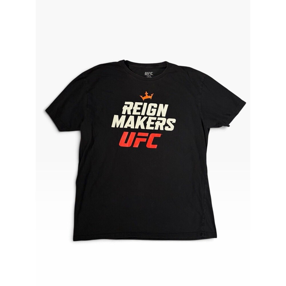 UFC DRAFTKINGS REIGNMAKERS TSHIRT, MENS XL, BLACK - VERY RARE